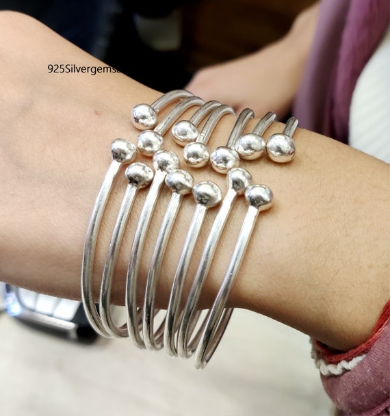 アクセサリー cantate Silver bangle Hoop Earrings & Bangle Bracelet Gift Set Sterling Silver