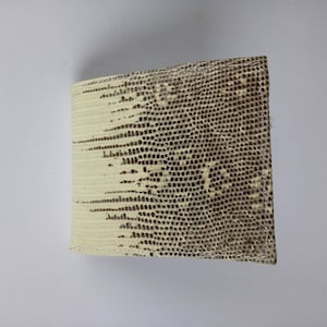 Genuine Real Lizard  Skin Leather Men's Bifold Wallet