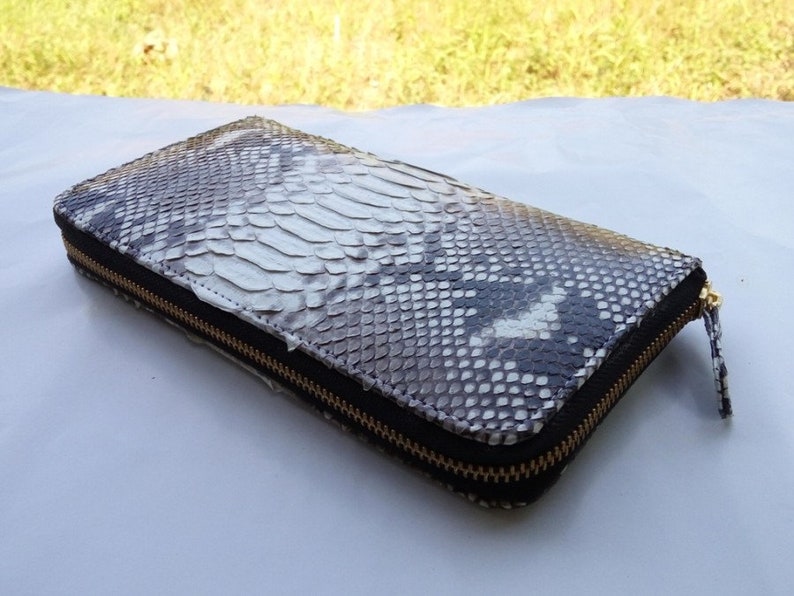 Genuine Real Phyton Snake Skin Leather Women's Wallet Handmade - Etsy