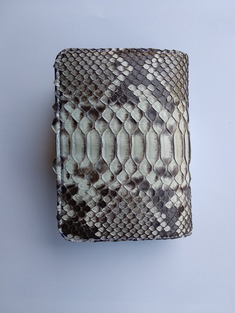Genuine Real Python Snake Skin Men's Wallet Card Holder Model - Etsy