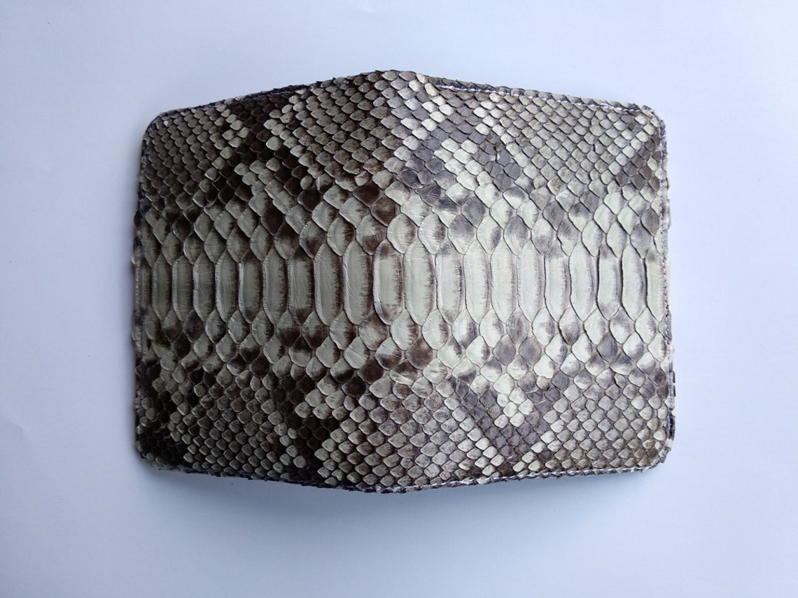 Genuine Real Python Snake Skin Men's Wallet Card Holder Model - Etsy