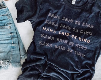 Mama Said Tees - Etsy