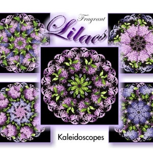 The Ultimate KALEIDOSCOPE Acrylic TEMPLATE SET + Scalloped Edge + Quilt Patterns + Block Charts