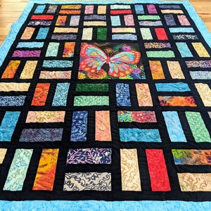 Patchwork Quilt for Sale, Finished Quilt, Custom Quilting