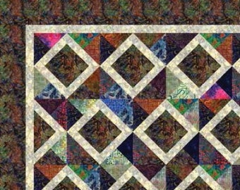 Island Sun Quilt Kit BEAUTIFUL Jeweled Moda Fabric