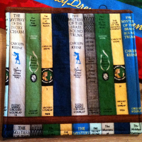 Get a Clue Nancy Drew -  Rare Moda Fabric / Strip of Books