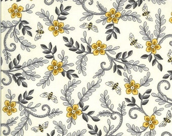 Bee Inspired Ferns Fabric by Deb Strain for Moda 19794 11