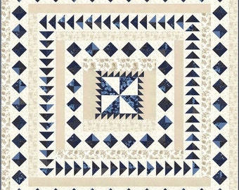 Regency Blues Quilt KIT + Quilt BOOK + Moda Fabric