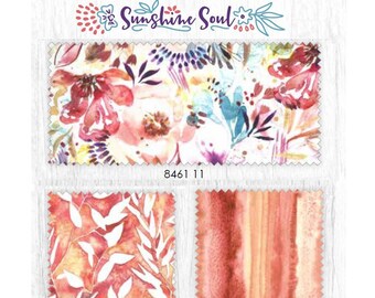 Sunshine Soul  -  Moda Floral Fabric by Laura Muir / Create Joy Project