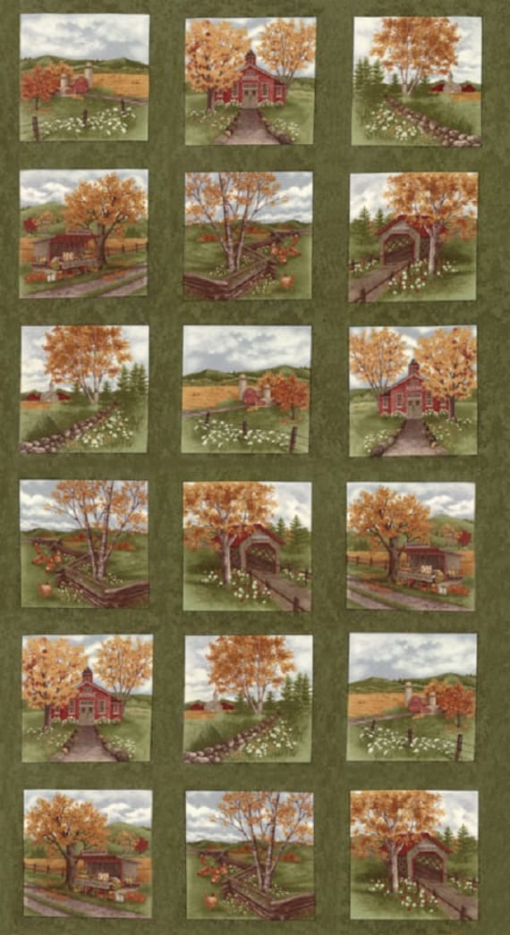 Rare Moda Fabric by Holly Taylor Holiday in the Pines 10/" /& 4/" FABRIC BLOCKS