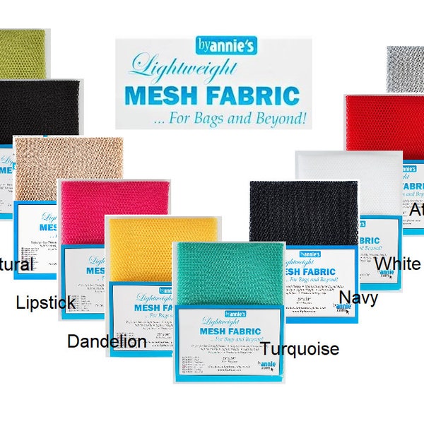 MESH FABRIC For Bags & Beyond! by Annie