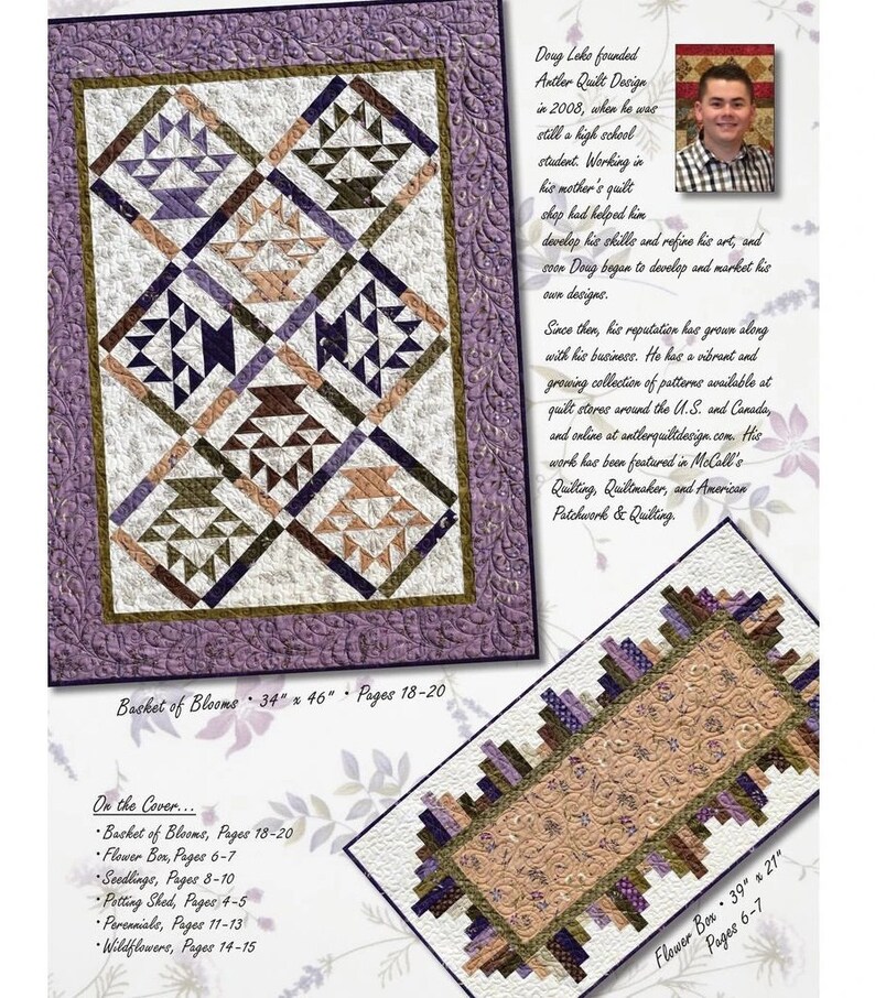 the potting shed // beautiful quilt patterns etsy