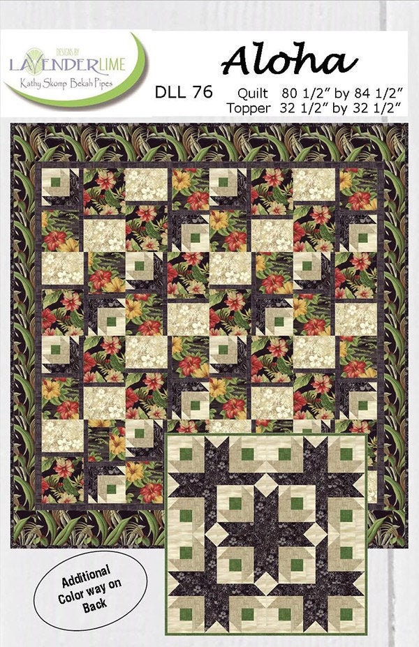 Lush Life Quilt Pattern Featuring Cottage Blue by Robin Pickens