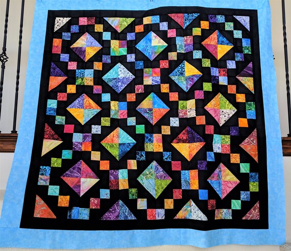 Island Sun Quilt Kit BEAUTIFUL Jeweled Moda Fabric