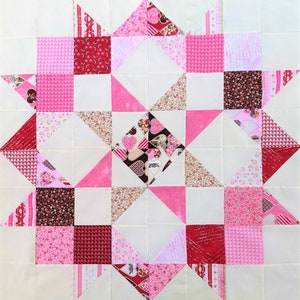 Sweet Romance QUILT KIT - Moda Fabric + Quilt Pattern // Easy enough for beginner sewers!