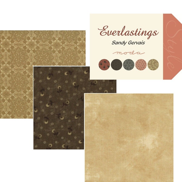 Everlastings Collection -  Moda Fabric by Sandy Gervais