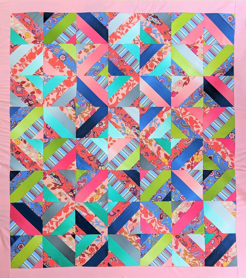 Too Cool Quilt Kit Moda Fabric Quilt Pattern Etsy