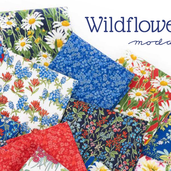 Moda Texas Wildflower Fabric Etsy