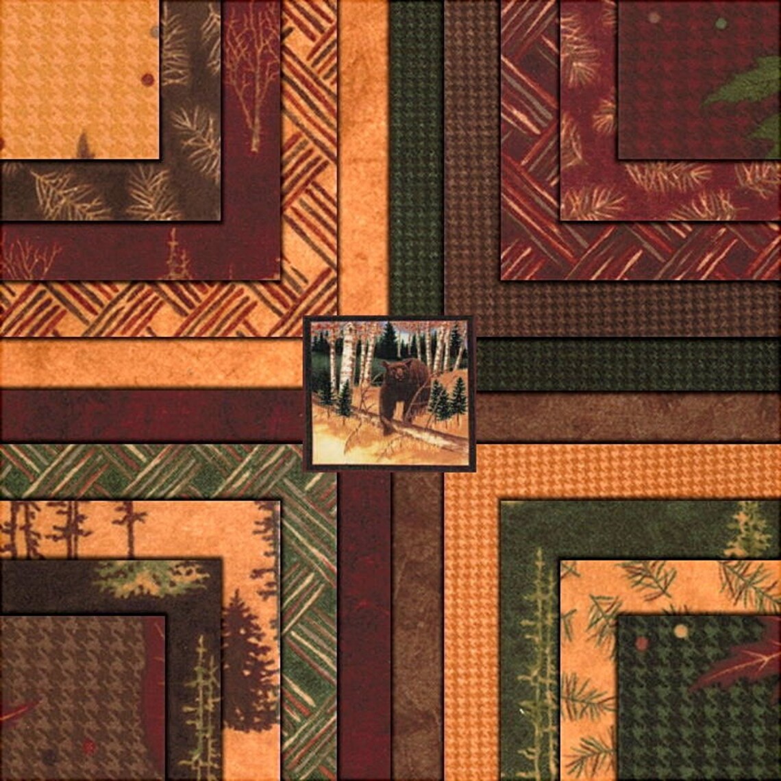 TIMBER TRAIL Flannel Quilt KIT Quilt Pattern Moda Timber Etsy