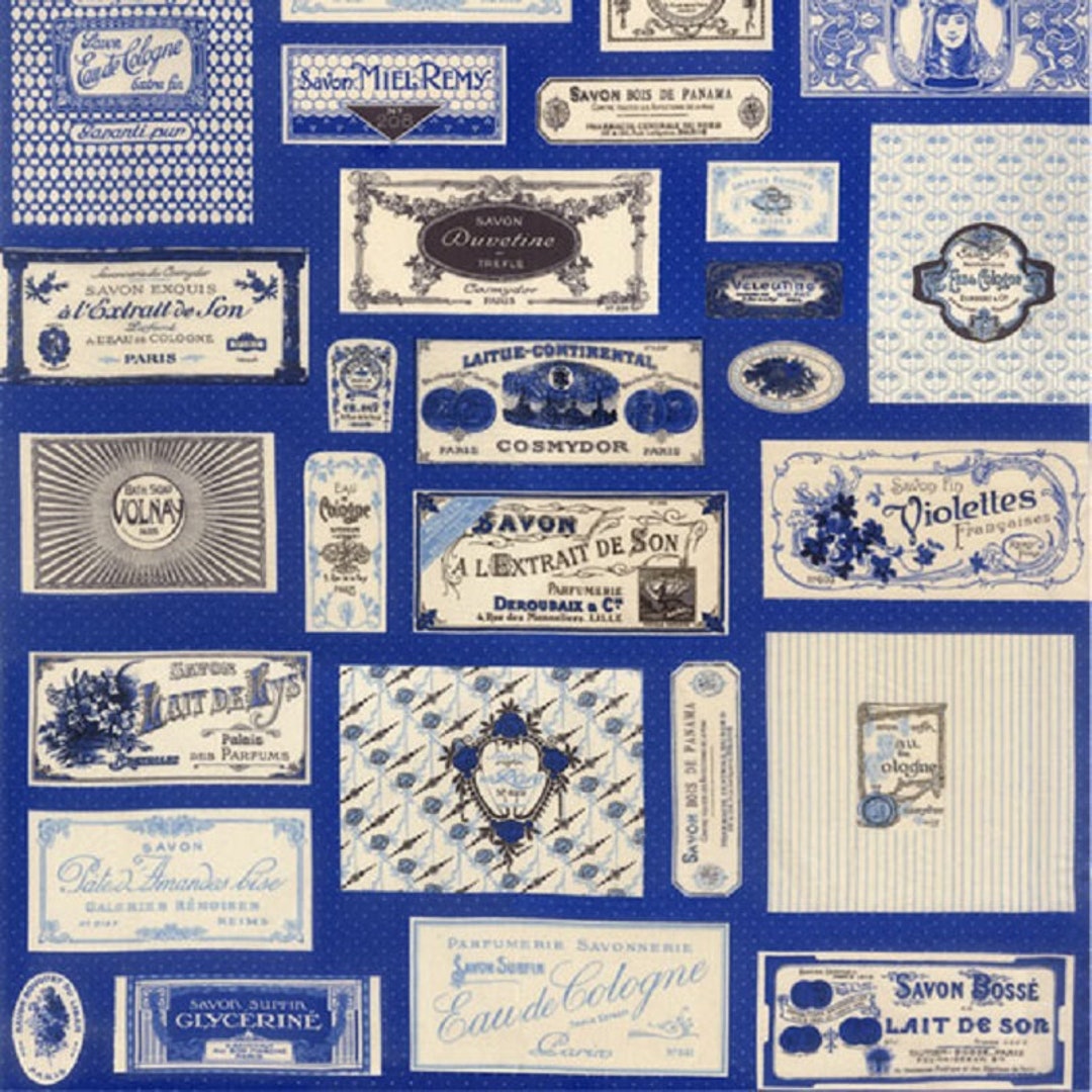 Savonnerie Vintage French Soap Labels by Moda Etsy