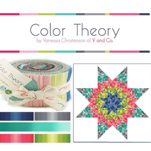 COLOR THEORY Jelly Roll by Moda / Ombre Fabric Strips - Stunning Fabric!