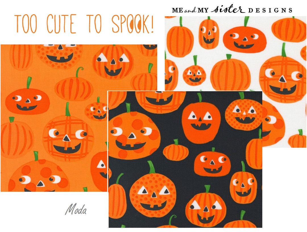 TOO CUTE to SPOOK Moda Halloween Fabric and Thread by Me & Etsy