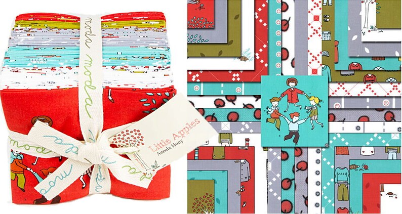 Little Apples Fat Quarter Bundle Moda Quilt Fabric