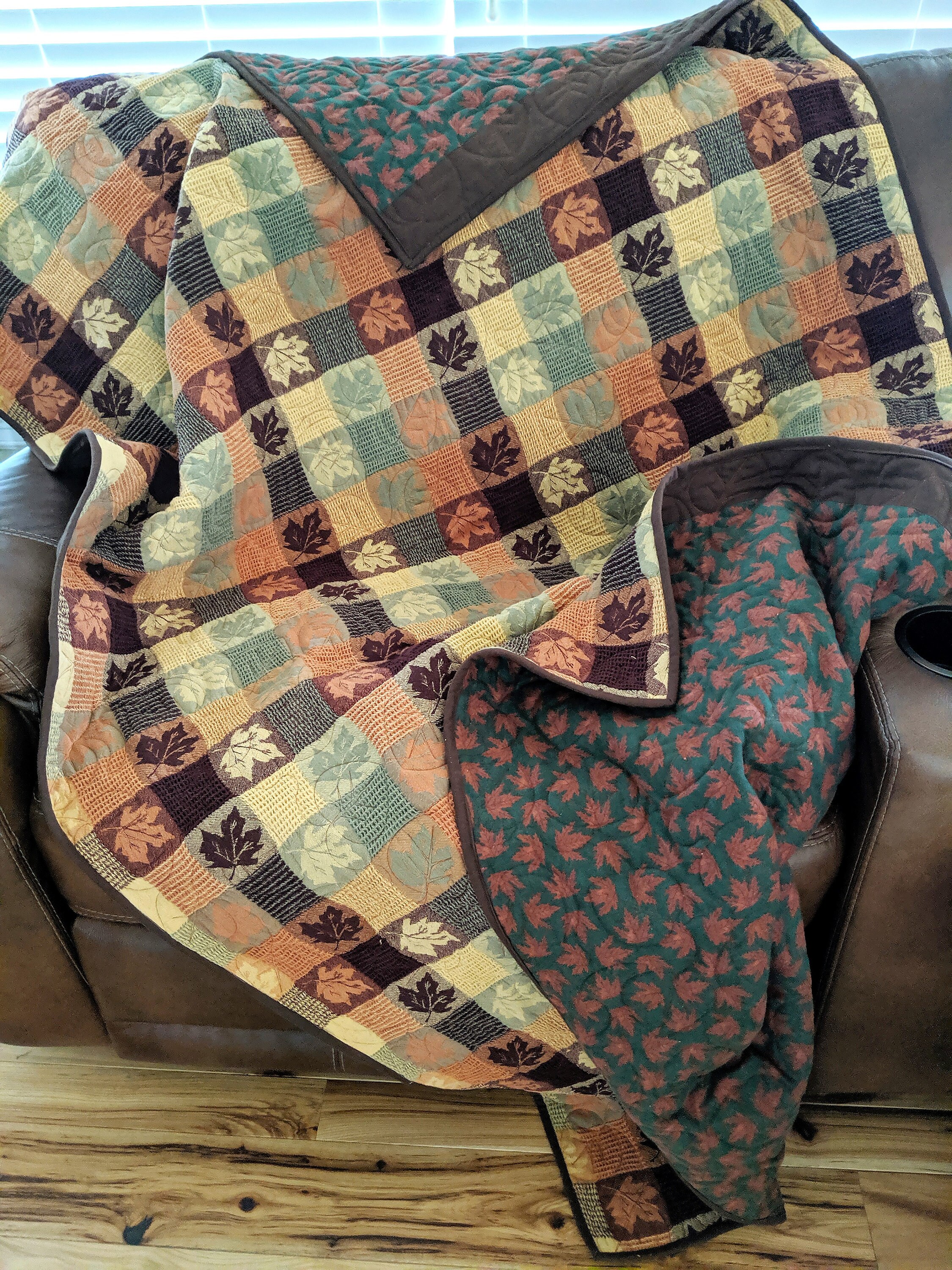 Quilt for Sale Aspen & Maple Patchwork Finished Quilt Art Etsy