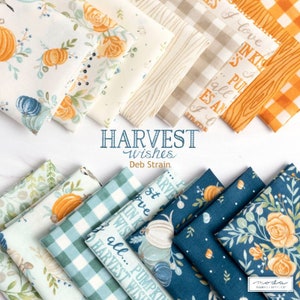 HARVEST WISHES Collection - Moda Fabric by Deb Strain / 5" Charm Pack & Fabric