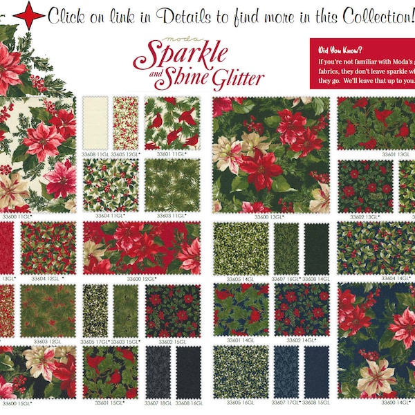 Moda Sparkle and Shine Glitter Black Etsy