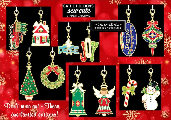 Cathe Holden Zipper Pulls Charms | Sewing