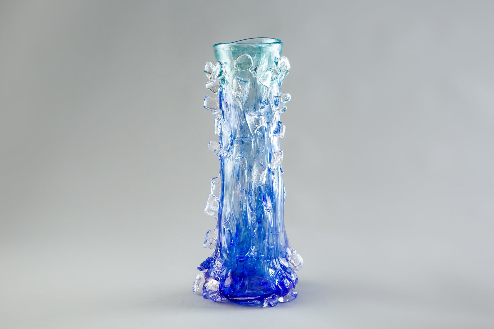 Waterfall Vase Cobalt Blue Vase Fathers day gift gift for Etsy