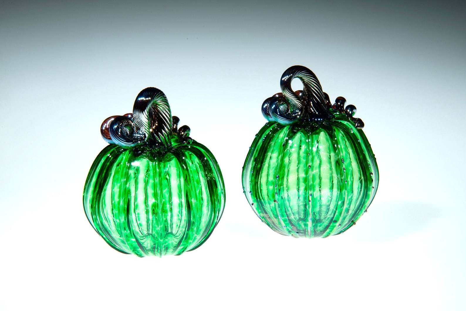 green-glass-pumpkin-blown-glass-art-glass-fall-decoration-etsy