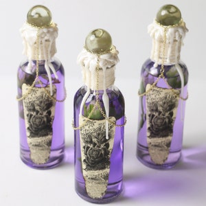 Potion Bottle ~ Rose Love Potion | Wizard Apothecary Potion, Magic Potion Decor, Valentine&#39;s Day Decor!