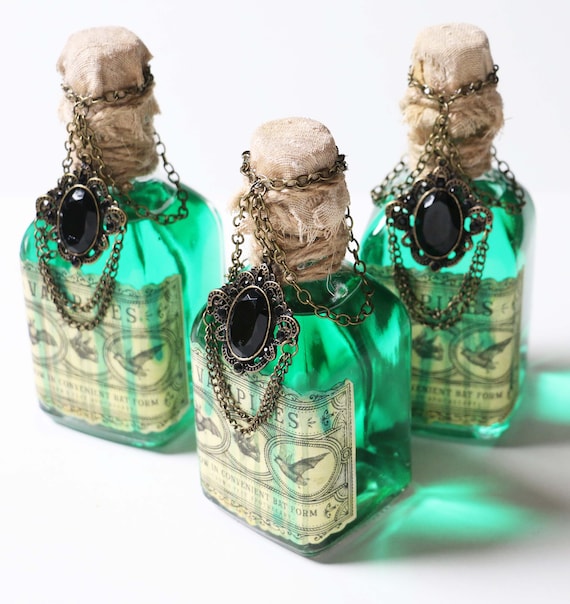 Braxio Gothic Trankflaschen Aus Harz – Gruselige Deko Für Halloween, Hexen-Stil, Handbemalt & Einzigartig