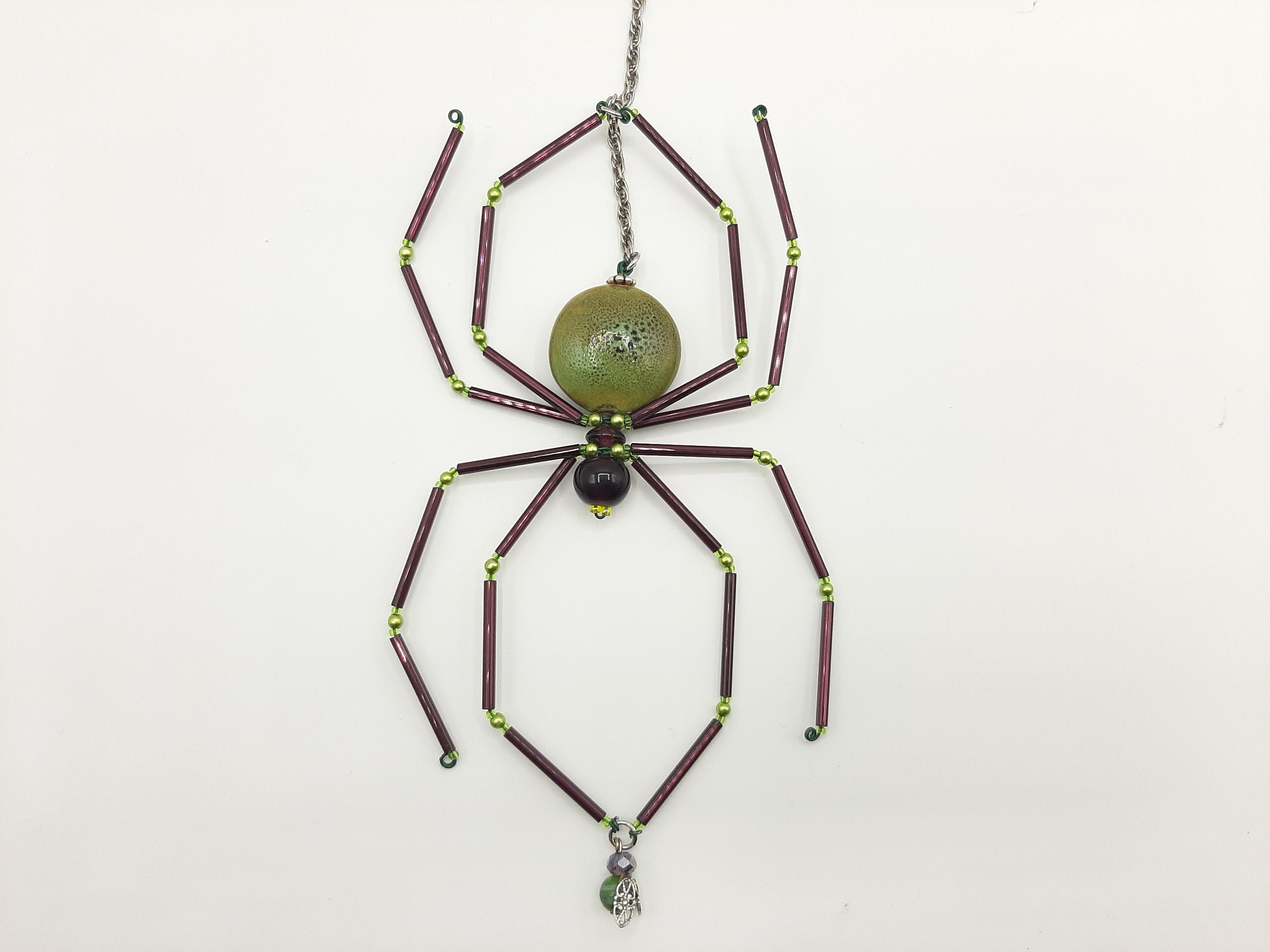 Window Hanging Window Decoration Gothic Home Decor Spider Ornament Christmas Tree Ornament Spider Christmas Ornament