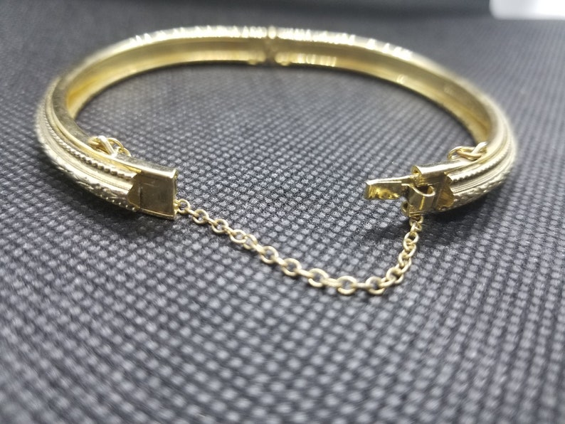 Whiting and davis hinged cuff bracelet Clearance