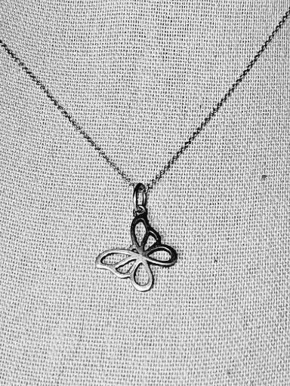 Tiffany & Co 20" Stencil Butterfly Sm. Charm Penda