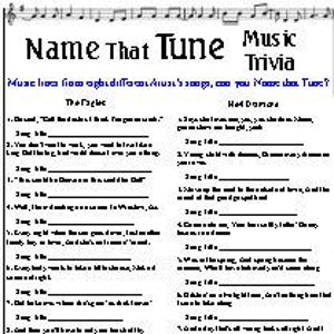 Name That Tune, Eight Different Artists