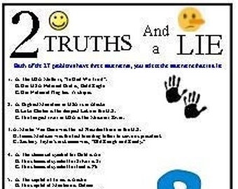 2 Truths and a Lie - Etsy Canada 2 Truths and a Lie - Etsy Canada