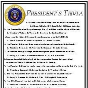 Presidents Trivia