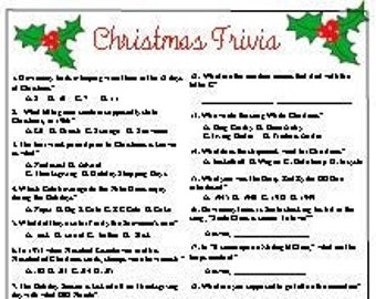 Christmas Trivia, Enjoy six different Christmas Challenging Games