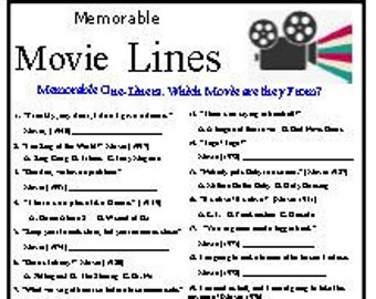 Movie Lines Quiz