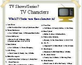 TV Shows, Characters and "Catchphrases"