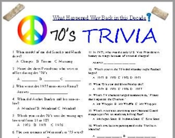 70's Trivia,