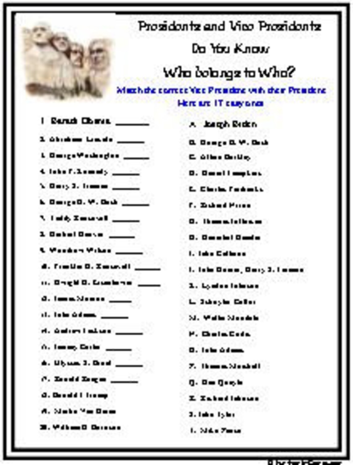 Presidents Trivia - Etsy
