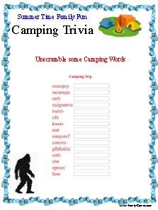 2003 Hunting, Fishing, Camping Trivia Game- Complete