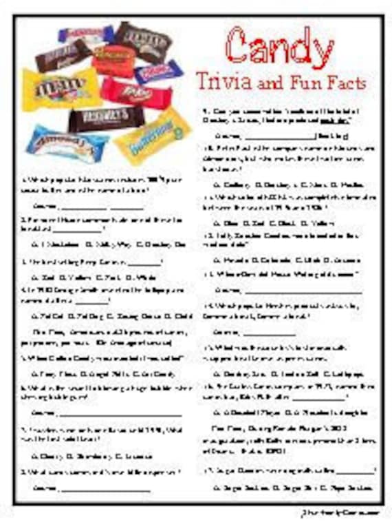 Candy Trivia Facts