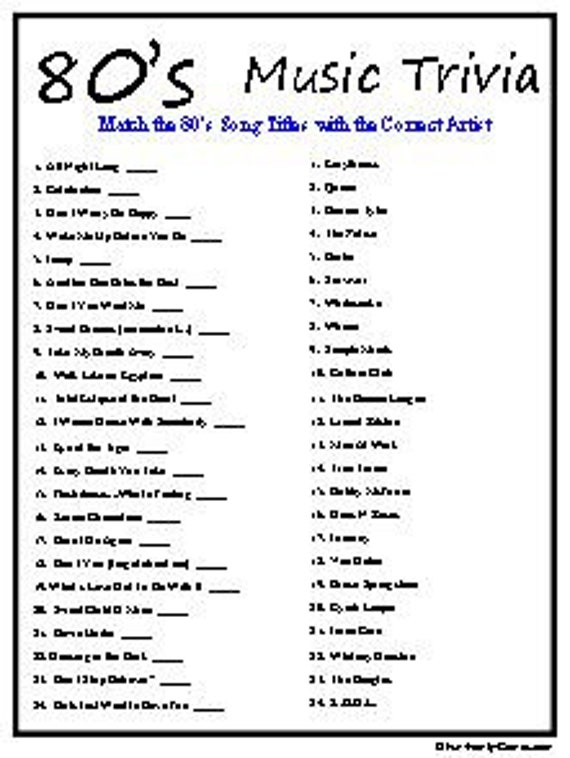 20+ Music Tie Breaker Questions and Answers - Quiz Trivia Games