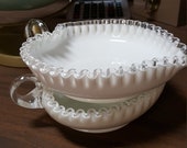 Fenton Silvercrest Heart-Shaped Bowls (2)
